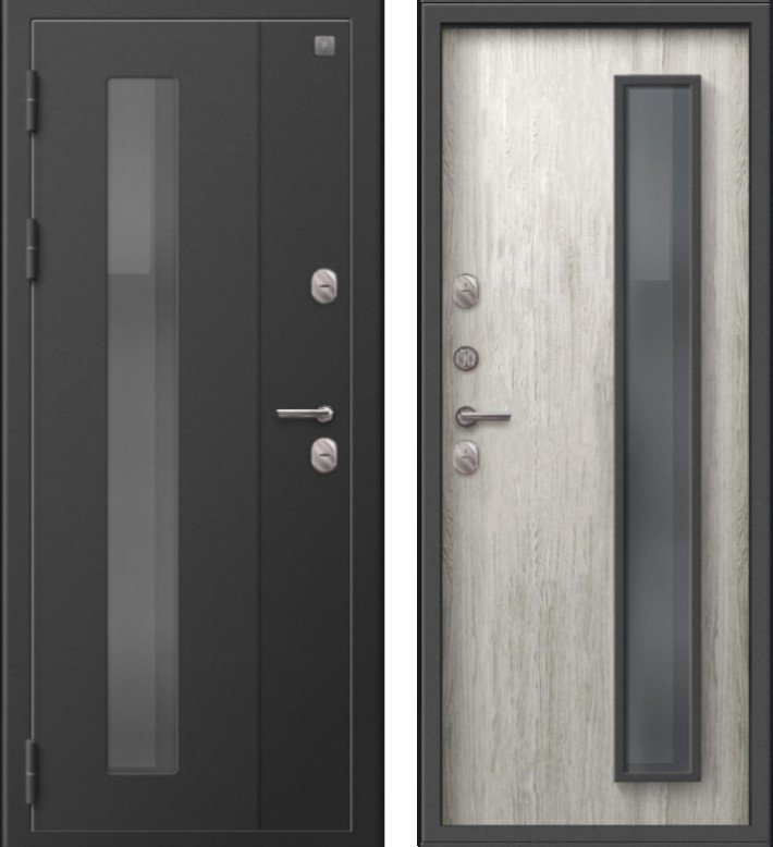Дверь Термо-800 Пепельный Муар - Полярный дуб DIS007360