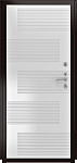 Дверь ДвериПРО Модель L-49 ФЛ-185 (10мм, ПВХ ясень белый) DPRO220756 фото