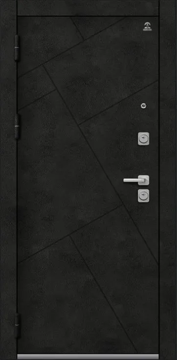 Товар Дверь С-114 Черный Муар+Бетон Темный - Кашемир Графит DIS007515