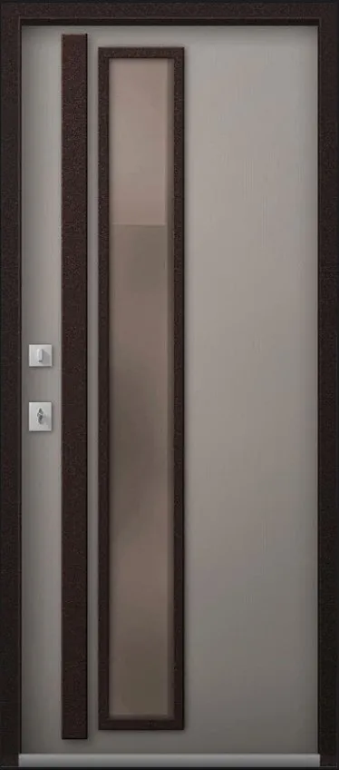 Товар Дверь Термо-14 Шоколад муар - кашемир грей DIS007479